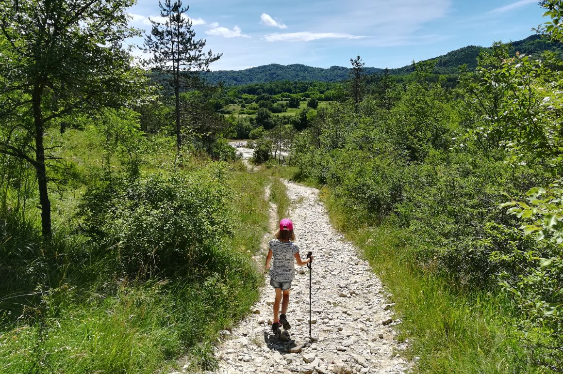 Turistika ve vnitrozemí Istrie u Pazinu